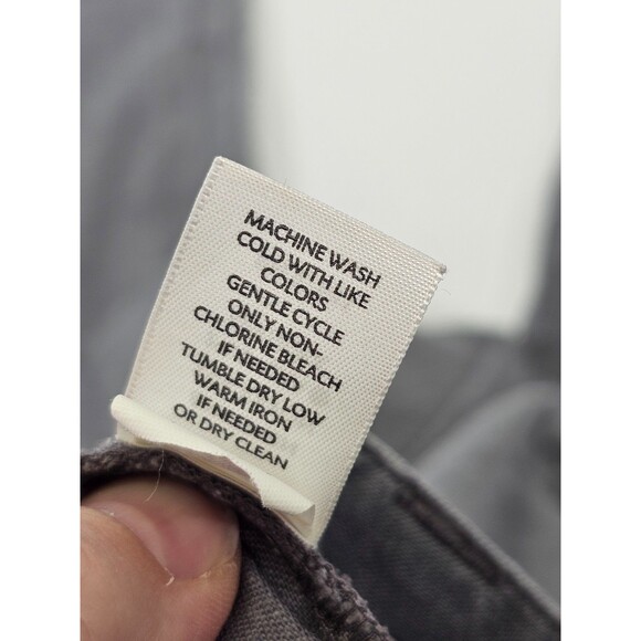 Women's 10 J.Jill Gray Linen Blend Wide Leg Casual Pants Slacks Trousers EUC - Picture 6 of 7